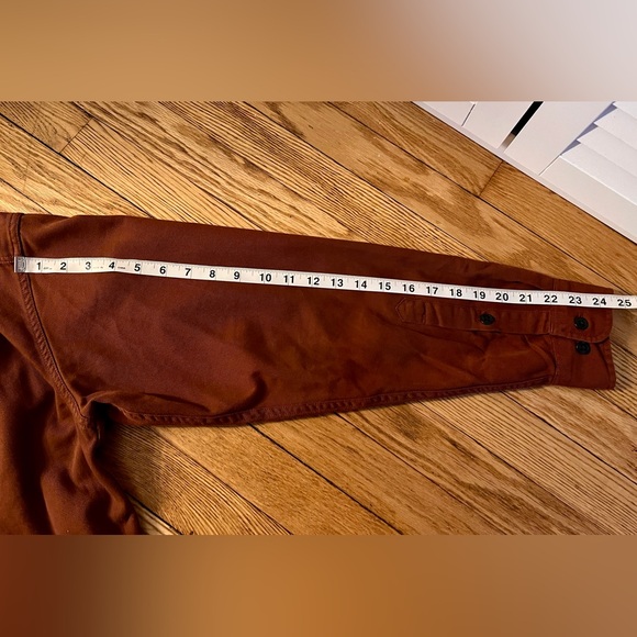 Filson Men’s Chino Twill Two-Pocket Button Down Shirt Madder Red Size M - Picture 6 of 7